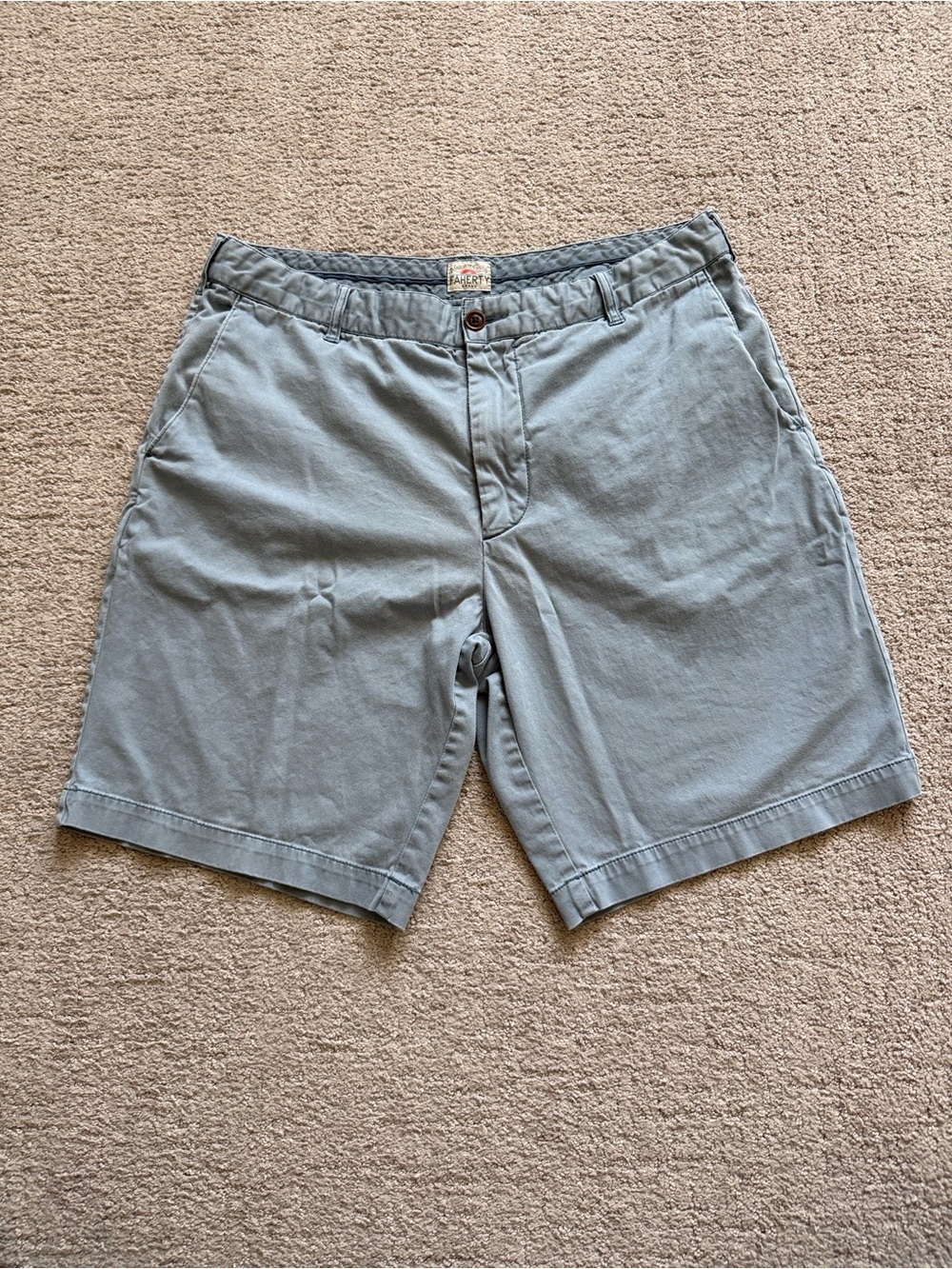 Faherty Men's Slate Blue Chino Shorts - 34